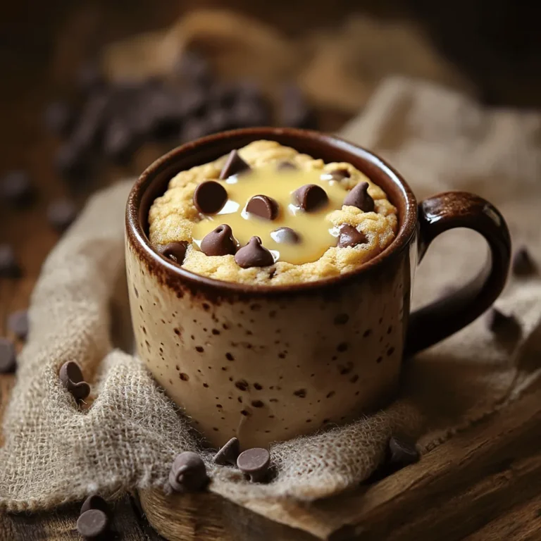The joy of baking often comes from the sweet aroma that fills your kitchen and the satisfaction of indulging in a fresh, warm cookie. However, not everyone has the time or the inclination to spend hours in the kitchen. Enter the microwave chocolate chip mug cookie—a quick and delightful solution for those moments when the craving for something sweet strikes. This recipe is designed for simplicity and speed, allowing you to whip up a delicious treat in just a few minutes. Whether you're a busy professional, a student, or simply someone who enjoys a quick dessert, this mug cookie is the perfect indulgence.