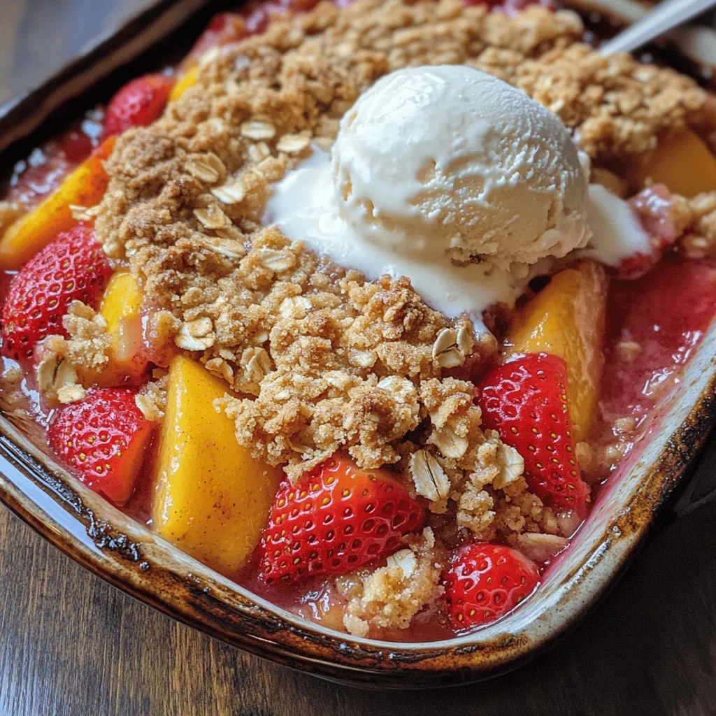 As summer rolls in, it brings with it a bounty of seasonal fruits that inspire a wave of delightful desserts. Among the many treats that capture the spirit of the season, Strawberry Peach Crisp stands out as a beloved favorite. This dessert harmoniously blends the vibrant sweetness of fresh strawberries and peaches with a crunchy oat topping, creating a symphony of flavors and textures that is sure to please any palate. Whether you're hosting a summer barbecue, planning a family dinner, or simply seeking a sweet indulgence, this crisp is the ideal choice.