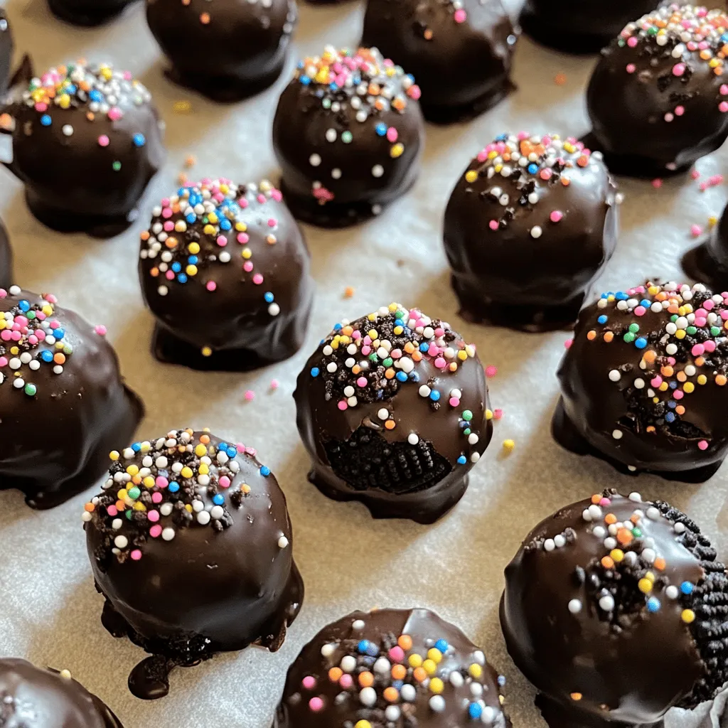 Oreo Bliss Balls are a delightful and simple no-bake dessert that has captured the hearts of cookie lovers worldwide. These little bites of joy combine the rich, chocolatey flavor of Oreo cookies with the creamy texture of cream cheese, all enveloped in a luscious chocolate coating. What makes them particularly appealing is not just their addictive taste but also their ease of preparation. With minimal steps and no need for an oven, Oreo Bliss Balls are perfect for anyone looking to satisfy their sweet tooth without the fuss of traditional baking.