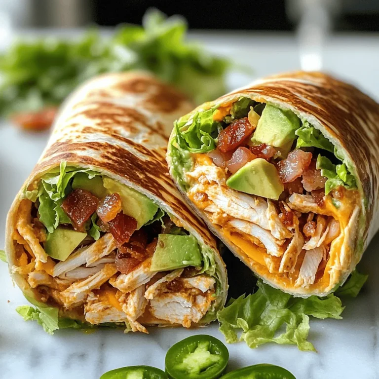 In contemporary cuisine, wraps have surged in popularity, becoming a staple in meal prep, quick lunches, or satisfying dinners. Their versatility allows for endless combinations, accommodating a variety of tastes and dietary preferences. One standout option that appeals to a wide audience is the Crispy Chicken Bacon Ranch Wrap. This wrap is not only a flavor powerhouse but also a perfect representation of how different textures can harmonize in one delicious bite. Imagine biting into a warm tortilla filled with crispy chicken, savory bacon, creamy ranch dressing, and fresh vegetables—each ingredient contributing its unique characteristics to create a delightful culinary experience.