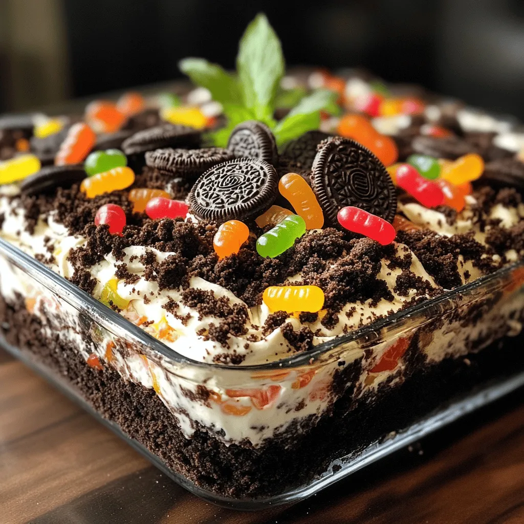 To master the OREO DIRT CAKE, it’s essential to understand the key ingredients that contribute to its unique flavor and texture. Each component plays a vital role in creating the final product, ensuring that every bite is delicious and memorable.