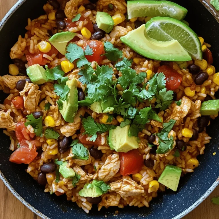 Creating a delicious Chicken and Rice Taco Skillet starts with understanding the ingredients that form the backbone of the meal. Each component plays a vital role, contributing to flavor, texture, and nutrition. Let’s take a closer look at the key ingredients that will bring this dish to life.