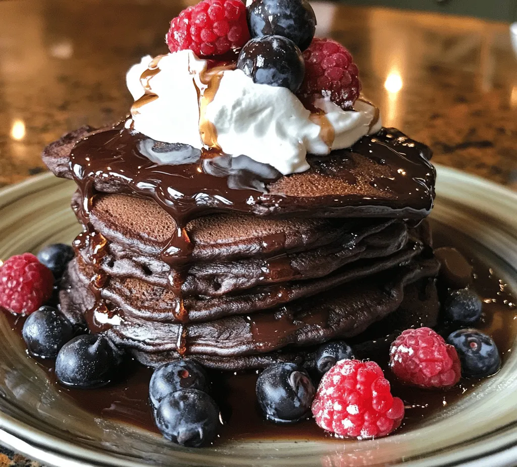 In the realm of breakfast delights, few things can compare to the joy of fluffy pancakes, especially when they are infused with rich chocolate flavor. Chocolate pancakes are not merely a dish; they are an experience—an indulgence that brings joy to both children and adults alike. Imagine waking up to a plate of these decadent treats, drizzled with syrup, topped with fresh fruits, or perhaps a dollop of whipped cream. Whether you are making breakfast for family or hosting a brunch for friends, these pancakes promise to impress with their rich flavor and delightful texture.