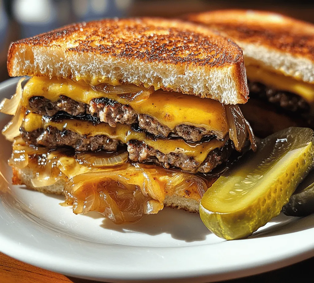The patty melt is a quintessential American comfort food that has stood the test of time, weaving its way through the fabric of diner culture and home kitchens alike. This delightful sandwich combines juicy, seasoned beef patties with gooey, melty cheese and sweet, caramelized onions, all sandwiched between crispy, toasted rye bread. The result is a harmonious blend of flavors and textures that offers a satisfying bite with every mouthful.