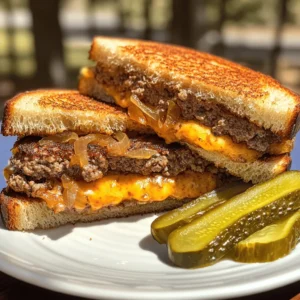 The patty melt is a quintessential American comfort food that has stood the test of time, weaving its way through the fabric of diner culture and home kitchens alike. This delightful sandwich combines juicy, seasoned beef patties with gooey, melty cheese and sweet, caramelized onions, all sandwiched between crispy, toasted rye bread. The result is a harmonious blend of flavors and textures that offers a satisfying bite with every mouthful.