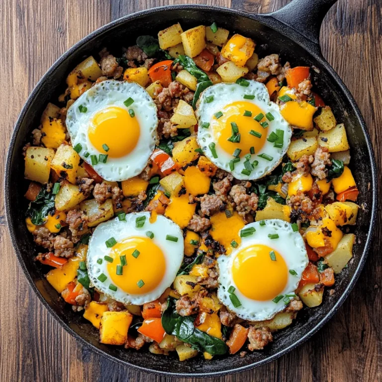 Breakfast is often hailed as the most important meal of the day, and for good reason. A nourishing breakfast can set a positive tone, providing not just energy but also a boost in mood and focus that lasts throughout the morning. Among the myriad of breakfast options, few dishes can rival the Hearty Breakfast Hash Surprise. This versatile and satisfying recipe combines a medley of flavors and textures, making it ideal for families and meal prep enthusiasts alike. Rich in protein, wholesome vegetables, and hearty carbohydrates, this dish is not just filling—it's a celebration of breakfast.