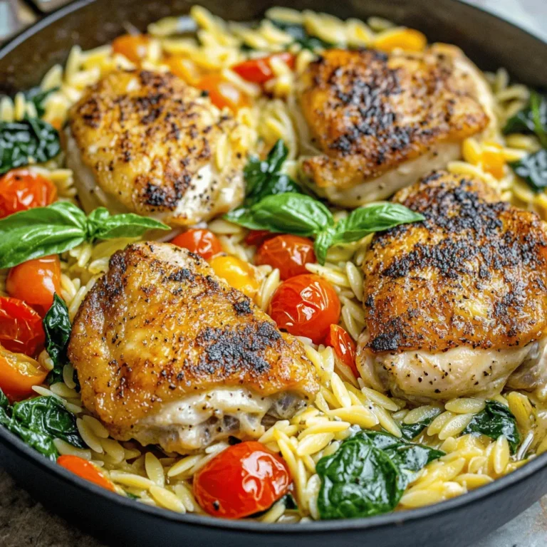 The origins of "Marry Me Chicken" can be traced back to its rise in popularity on social media platforms, where home cooks shared their interpretations of this enchanting dish. The recipe quickly gained a following for its simplicity, flavor, and the magical promise it seems to convey. It’s said that this dish is so delicious that it could lead to a marriage proposal—hence the name. The combination of tender chicken thighs cooked in a creamy sauce with orzo pasta and fresh vegetables creates a comforting meal that evokes feelings of love, warmth, and satisfaction.