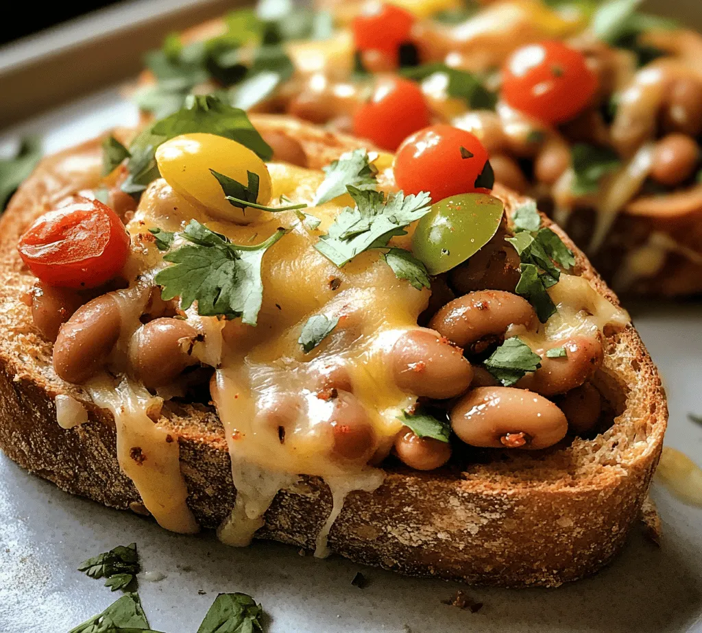 If you're on the hunt for a dish that perfectly marries comfort food with nutritional goodness, look no further than Cheesy Masala Beans on Toast. This delightful recipe showcases a fusion of flavors that tantalizes your taste buds while offering a wealth of nutrients. Imagine rich, creamy cheese melting into a savory, spiced bean mixture, all served atop a crispy slice of perfectly toasted bread. It's not just a meal; it’s an experience that can elevate any breakfast, lunch, or quick dinner into something special.