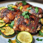 Embark on a culinary journey into the vibrant world of Latin cuisine with our Zesty Asado Chicken paired beautifully with sautéed lemon zucchini. This mouthwatering dish is not only a feast for the taste buds but also a striking centerpiece for any dining table. The combination of juicy, marinated chicken thighs and fresh, zesty sautéed zucchinis creates a delightful harmony of flavors, making it an excellent choice for both weeknight dinners and special gatherings. With simple, easy-to-follow instructions and wholesome ingredients, this recipe promises to impress your family and friends while delivering a burst of flavor in every bite.