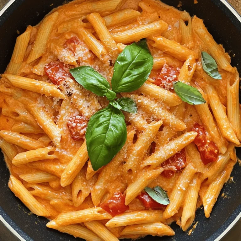 If you're looking for a delicious, heartwarming meal that comes together effortlessly, look no further than Easy One Pot Creamy Tomato Pasta. This dish strikes the perfect balance between comfort food and ease of preparation, making it an ideal choice for busy weeknights or leisurely weekends. Imagine a creamy, rich tomato sauce enveloping perfectly cooked pasta, all cooked in a single pot. Not only does this recipe promise a burst of flavor, but it also minimizes cleanup, allowing you to enjoy more time with your loved ones and less time scrubbing pots and pans.